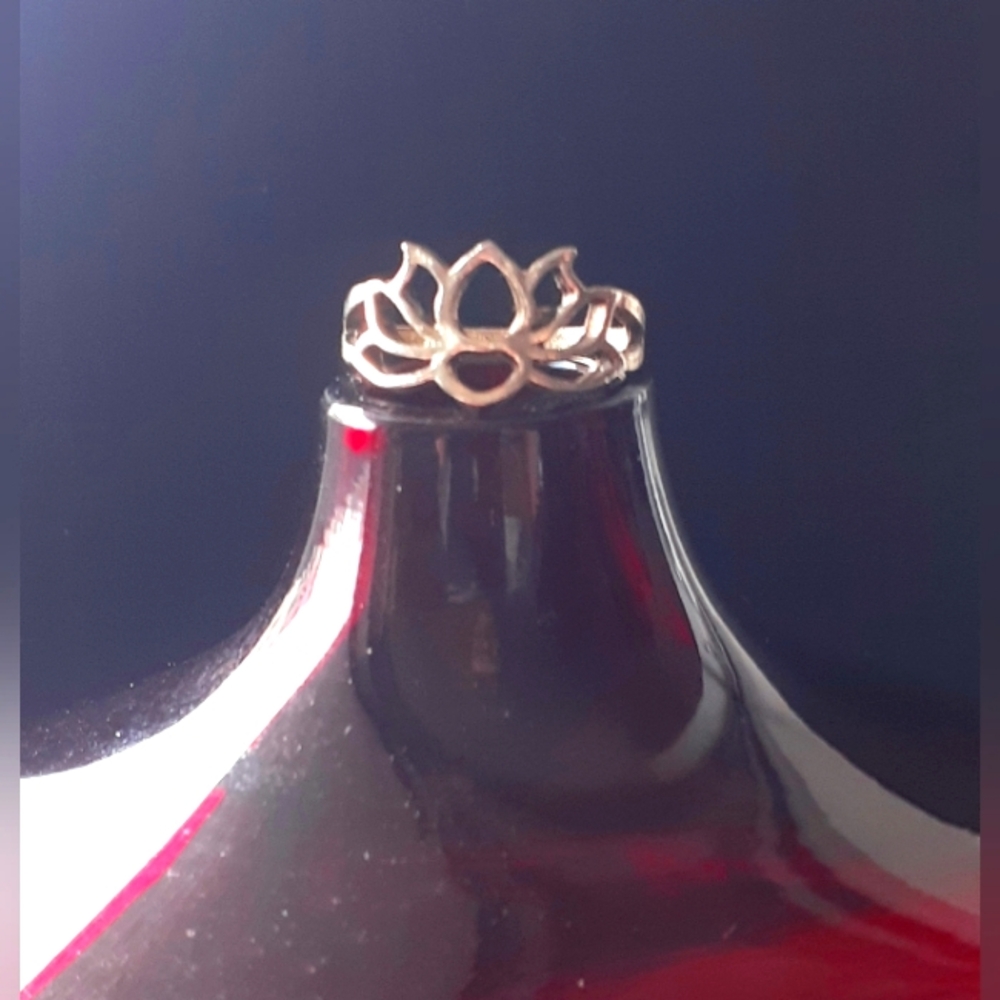 3/$15! Lotus flower ring